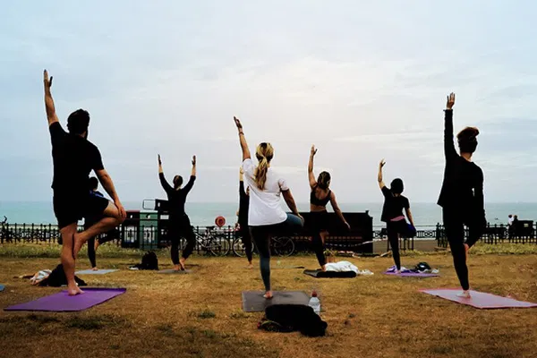 Seaside Serenity: Revitalize with Outdoor Yoga in Brighton