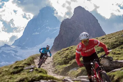 Zermatt Adventure: Guided Bike Tour with Alpine Views & Delicious Lunch!