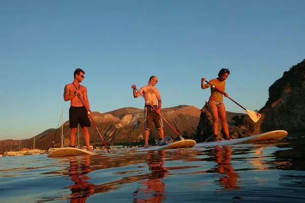 Sunset SUP Adventure: Paddle into Paradise on Vulcano Island