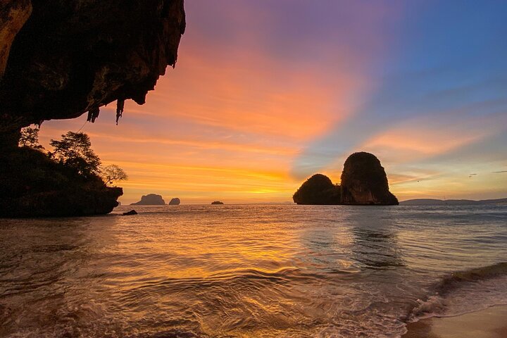 Krabi's Sunset Cruise: BBQ, Bioluminescence & Island Hopping