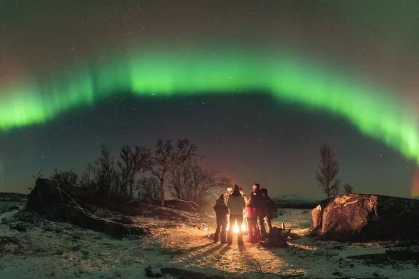 Abisko Northern Lights Photo Tour with Dinner