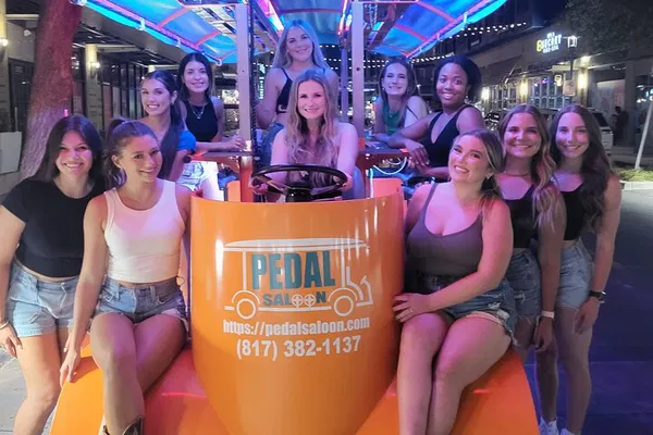 Pedal Saloon Mixer: Fort Worth's Rolling Party!