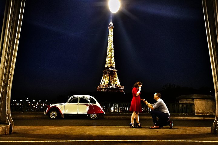 Paris by Night: Vintage 2CV Tour - Discover the City of Lights in Style!