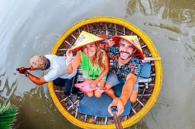 Hoi An's Coconut Forest Adventure: Basket Boat & Culinary Delights!