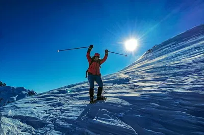 Dolomites Snowshoe Day: Guided Adventure & Hotel Pickup