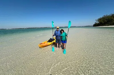 Island Kayak Tour: Dolphins, Snorkeling & Shells!