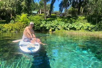 Glide Through Rainbow Springs: Electric Paddleboard Adventure!