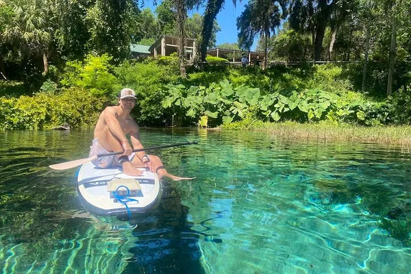 Glide Through Rainbow Springs: Electric Paddleboard Adventure!