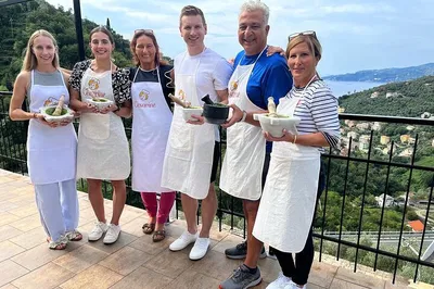 Pasta & Tiramisu Class Near Portofino: Cook & Eat!