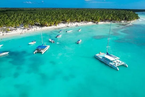 Saona Island VIP Trip: Food, Drinks, & Catamaran!