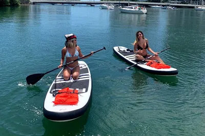 Paddleboard Bliss: Glide Through Miami Beach's Sunset Lake Harbor