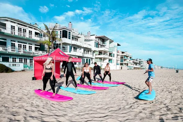 Ride the Santa Monica Waves: Group Surf Lesson Adventure!