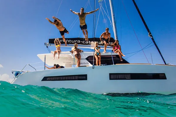 Tulum's Luxury Catamaran Adventure: Coast & Fun Voyage