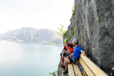 Conquer the Heights: Hornelen Via Ferrata Wall of Witches Climbing Adventure