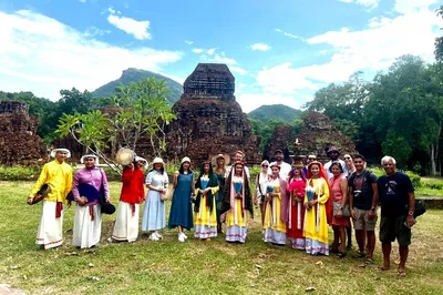 Culinary & Cultural Fusion: Hoi An's My Son & Cooking Class Day Tour