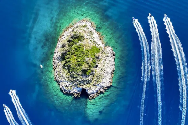 Discover Rovinj's Hidden Gems: A Private Speedboat Adventure to Lim Fjord & Red Island