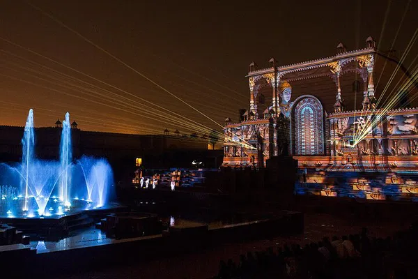 Akshardham's Enchanting Light & Sound Show: A Spiritual Spectacle
