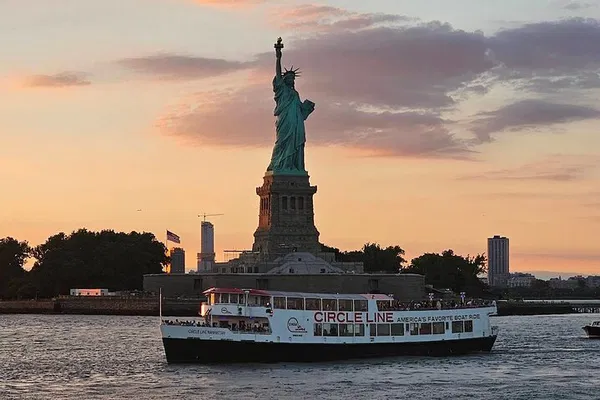 NYC Harbor Lights Cruise: See Statue of Liberty at Night!