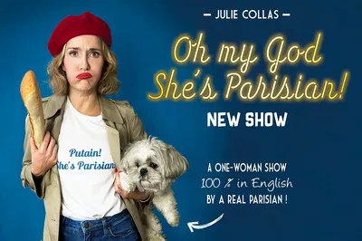 Experience Parisian Wit: Julie Collas' Hilarious English Comedy Show!