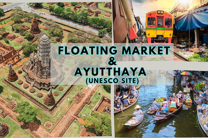 Bangkok: Floating Market & Ayutthaya Temples Day Trip