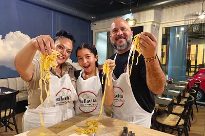 Master Italian Cuisine: Fettuccine, Ravioli & Tiramisu Cooking Class in Rome