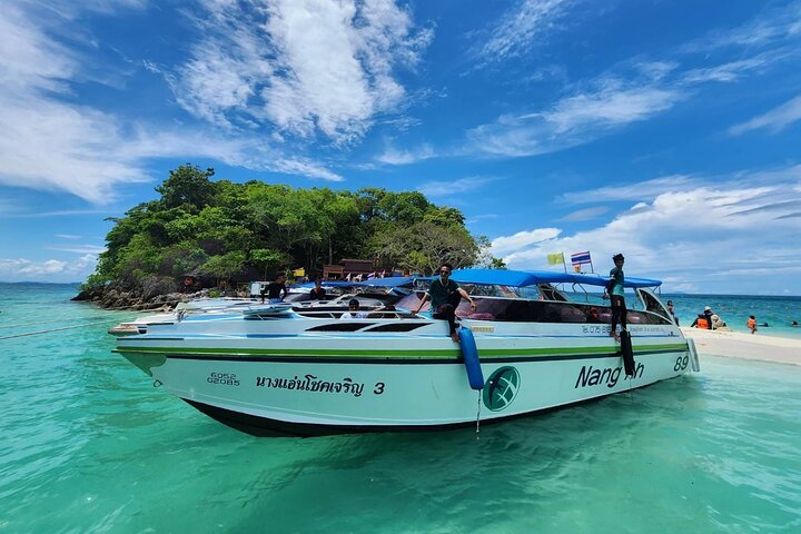 Krabi's 4 Islands Speedboat Adventure: Snorkel, Swim & Explore!