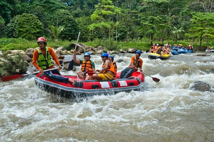 Phuket Thrills: Rafting & ATV Adventure with Monkey Cave Visit!