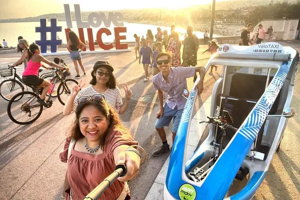 Discover Nice Differently: An Electric Bike Taxi Adventure