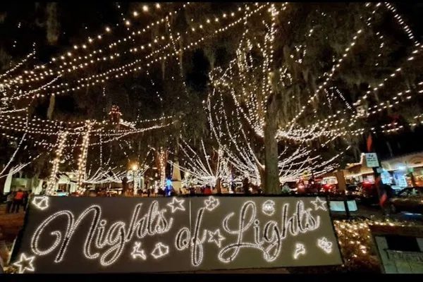 St. Augustine Nights of Lights Golf Cart Tour