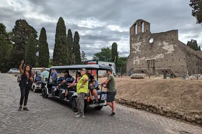 Glide Through Ancient Rome: Appian Way Golf Cart Adventure