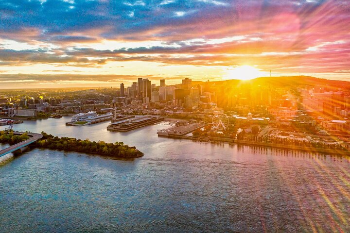 Sunset Spectacle: St. Lawrence River Boat Tour, Montreal