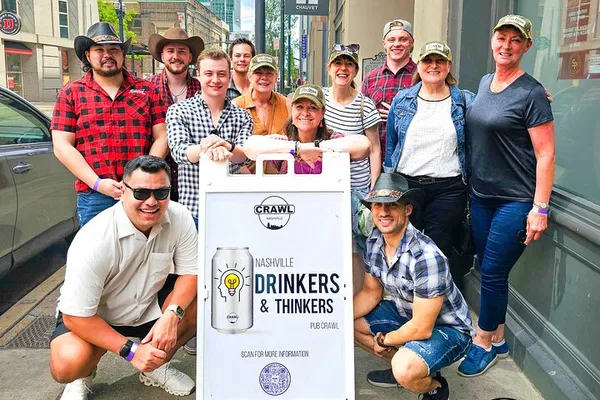 Nashville's Drinkers & Thinkers Pub Crawl: Music, History & Fun!