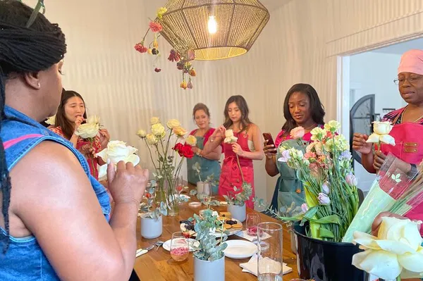 Unleash Your Inner Florist: A Blooms & Beats Workshop in Houston