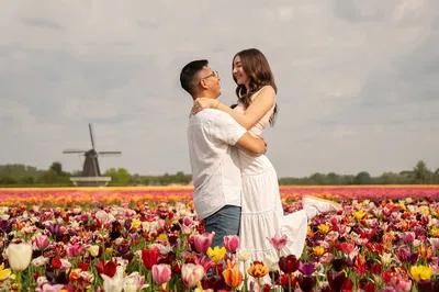Amsterdam Tulip Field Photo Adventure & Bike Tour