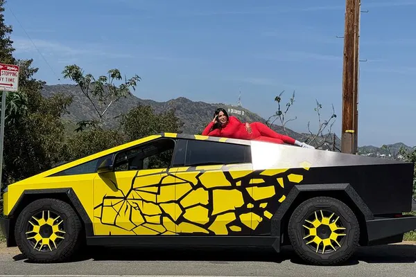 LA Cybertruck Tour: Hollywood Sign Adventure!