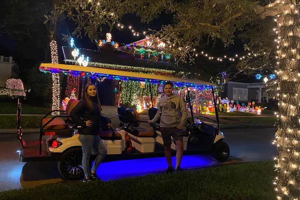 Tampa Christmas Lights Golf Cart Tour: Holiday Magic!