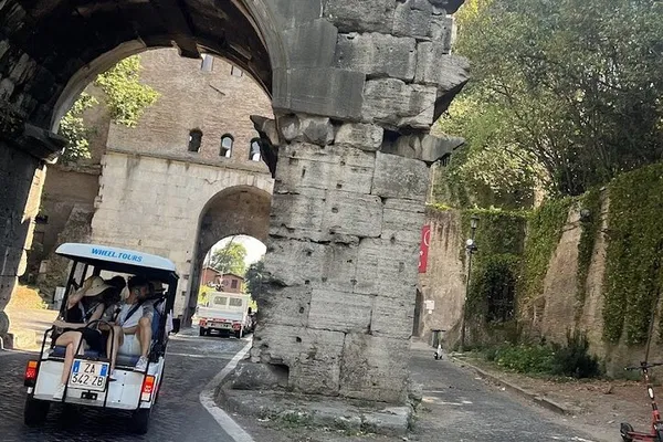 Rome Golf Cart Tour: Catacombs & Appian Way Adventure
