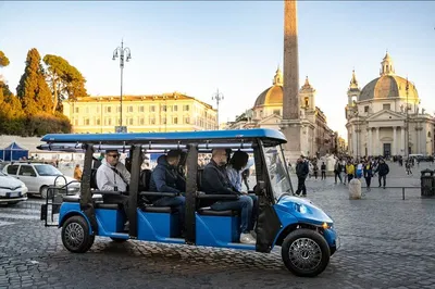 Rome Golf Cart Tour: Gelato & Souvenir Adventure