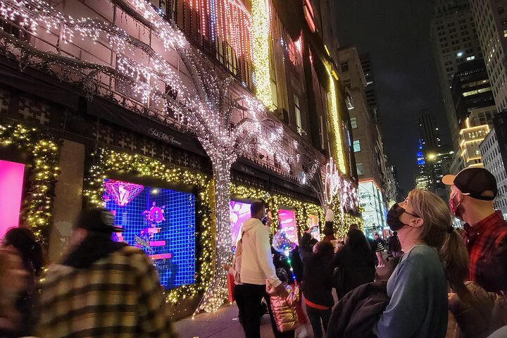 NYC Holiday Lights Extravaganza: A Festive Walking Tour Adventure!