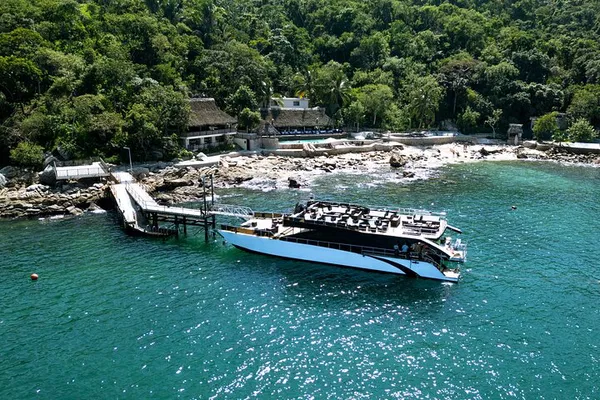 Vallarta Yacht to Remote Beach Paradise: Snorkel, Waterfalls