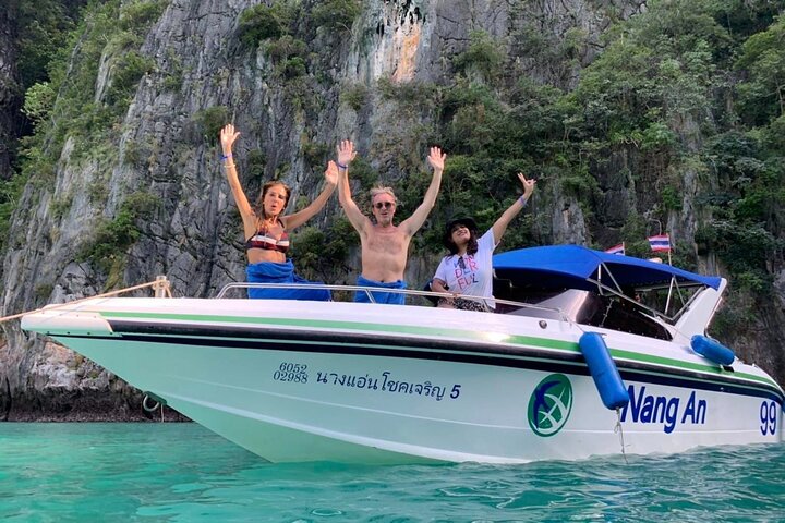 Krabi Speedboat Adventure: Explore Phi Phi, Maya & Bamboo Islands!