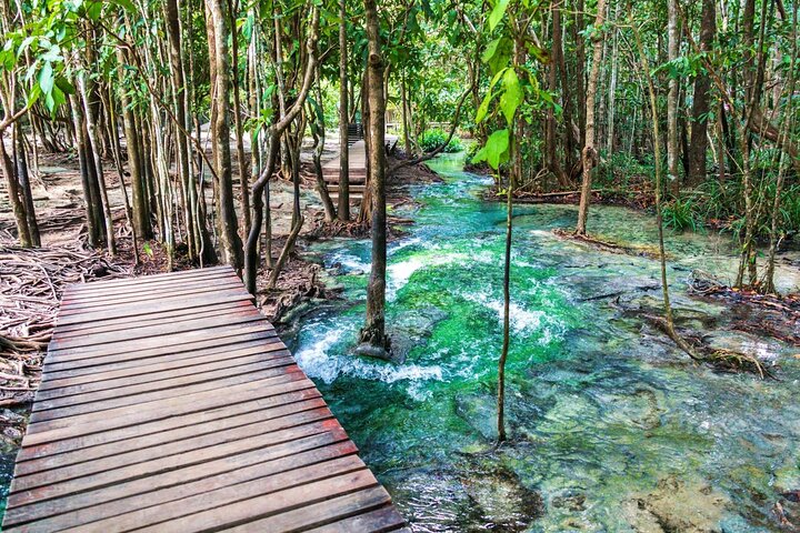 Krabi Jungle Adventure: Hot Springs, Temple & Emerald Pool!