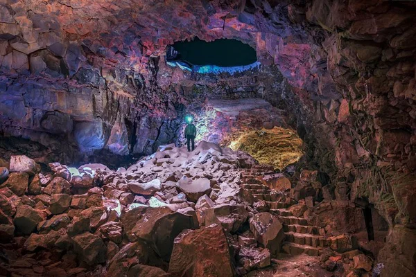 Iceland's Lava Tunnel Adventure: Explore Raufarhólshellir with Reykjavik Transfers