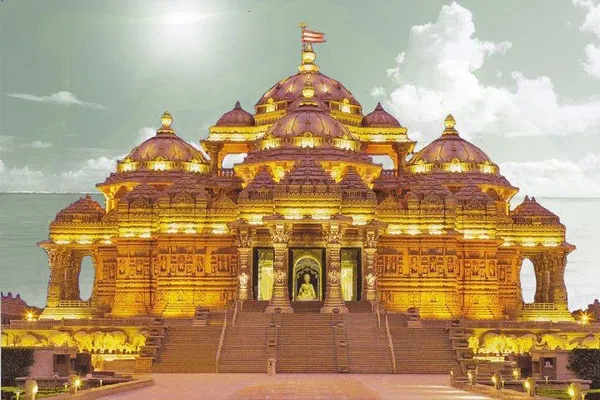 Akshardham Temple Tour: Exhibition, Light Show & Spiritual Immersion