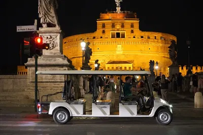 Rome Night Tour: Golf Cart or E-Calessino Ride