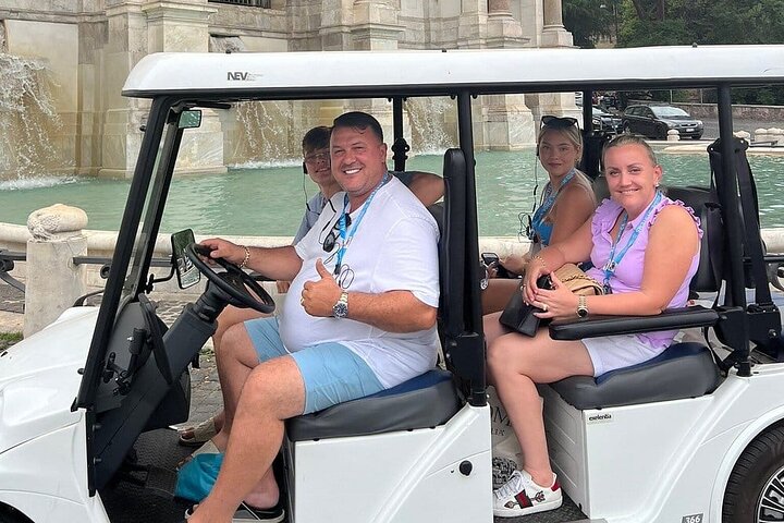 Rome Golf Cart Tour: See Highlights + Gelato Treat!