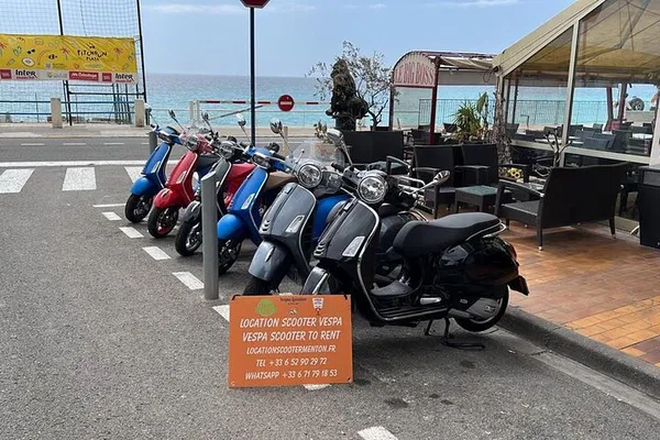 French Riviera Freedom: Explore with Vespa Scooter Rental!