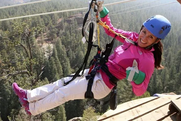 Seven Falls Canyon Zipline: Fins Course Thrills!