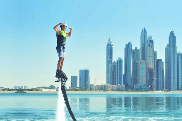 Dubai Flyboard Adventure: Soar Above the Water!
