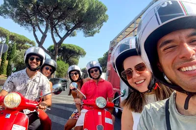 Roam Rome in Style: Vespa Tour with Licensed Guide